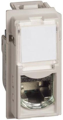 Legrand Living Now Front Single Network Socket RJ45 Cat6 Beige KM4279C6