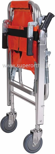 SuperOrtho Scaun de transfer pentru scări cu 2 roți cu o capacitate maximă de 159kg 120x51x92cm