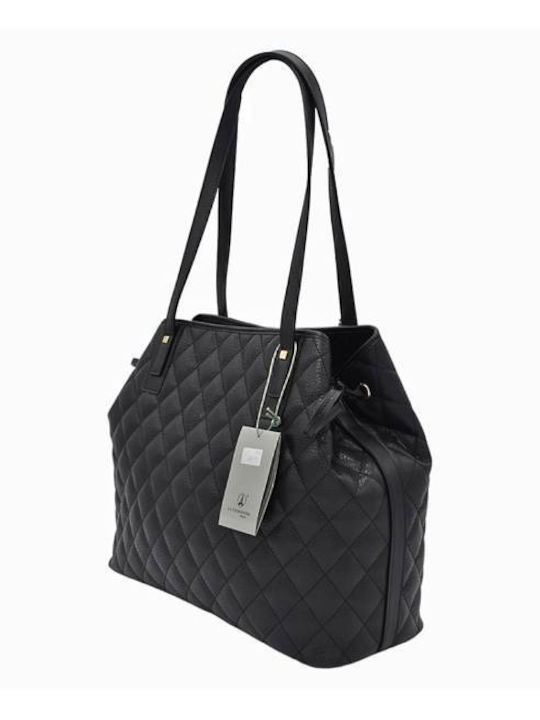 Γυναικεία Τσάντα Shopper Ώμου Μαύρη
