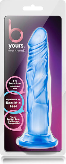 B Yours Sweet n' Hard 5 Realistisches Dildo Mit Saugnapf Blue 19cm