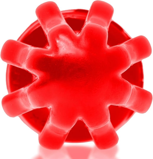 Oxballs Airhole 1 Πρωκτική Σφήνα Finned Buttplug Red