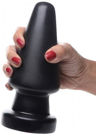 XR Master Series Ass Max Anal Plug Large Black 17.8cm