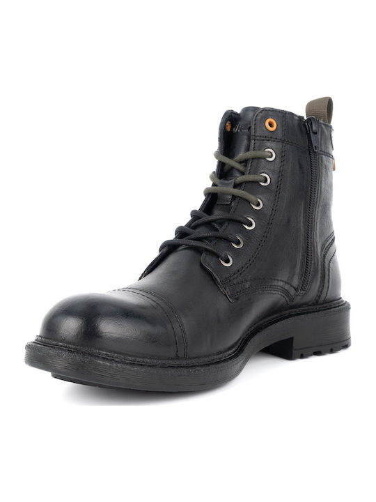 Freedom Leather Black Boots Anatomical