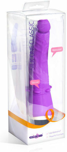 Seven Creations Classic Analvibrator Silikon Lila 21cm