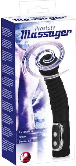 You2Toys Prostate Massager Πρωκτικός Δονητής Black 20cm