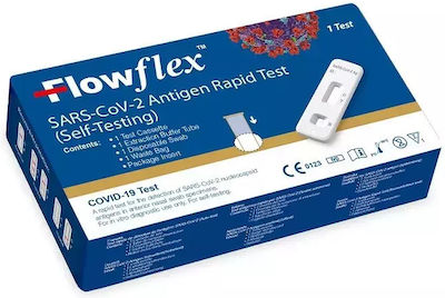 Acon FlowFlex SARS-Cov-2 Antigen Rapid Test Αυτοδιαγνωστικό Τεστ Ταχείας Ανίχνευσης Antigeni με Ρινικό Δείγμα 50buc