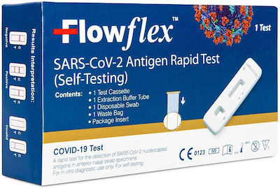Acon FlowFlex SARS-Cov-2 Antigen Rapid Test 30τμχ Αυτοδιαγνωστικό Τεστ Ταχείας Ανίχνευσης Αντιγόνων με Ρινικό Δείγμα