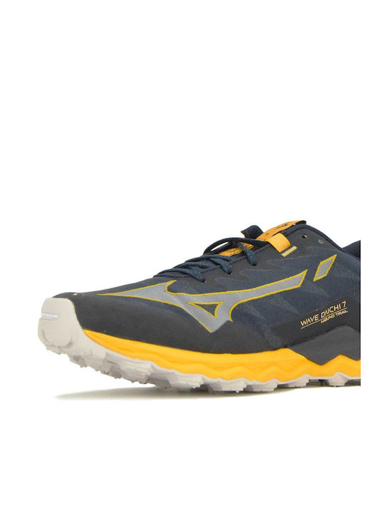 Wave Daichi 7 Ανδρικά Αθλητικά Παπούτσια Running Μαύρα