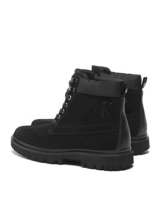 Suede Black Boots