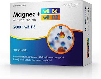 Activlab Pharma Magnesium with B6 50 capace