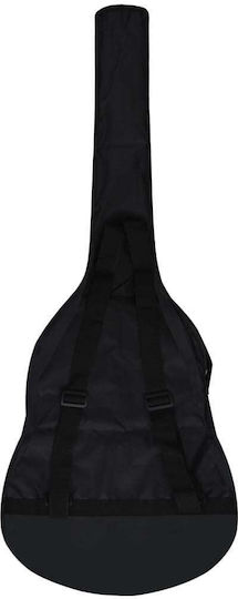 vidaXL Hülle Klassische Gitarre 3/4 Schwarz