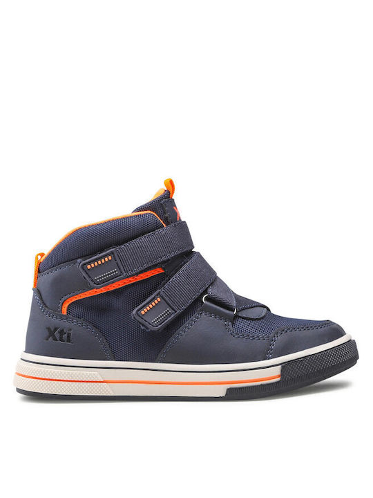 Xti Kids Boots with Hoop & Loop Closure Navy Blue