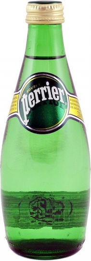 Perrier Газирано Бутилирана вода в стъклена бутилка 1x0.33лт