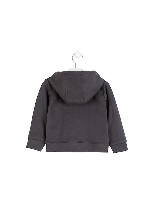 Losan Kids Sweatshirt Cardigan with Hood Gray