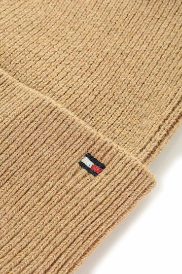 Knitted Beanie Cap Beige