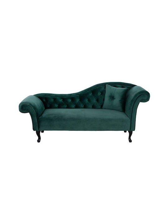 Niovi Винтидж Релакс стол Кадифе Cypress Green Д187xШ61xВ82cm