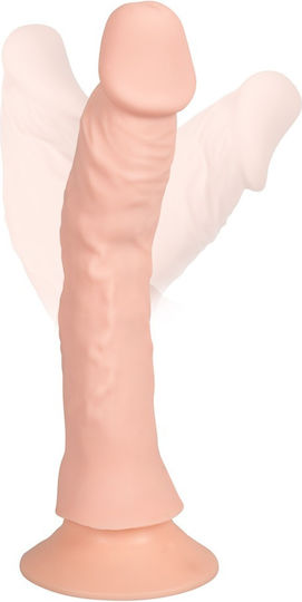 Nature Skin Realistic Vibrator with Remote Control Bendable RC Vibrator 21.5cm Flesh