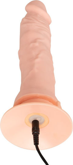 Nature Skin Realistic Vibrator with Remote Control Bendable RC Vibrator 21.5cm Flesh