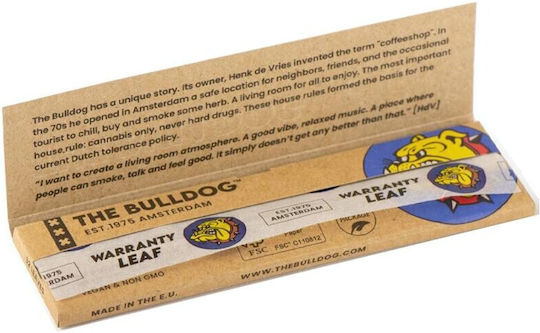The Bulldog Amsterdam Листчета за свиване на цигари King Size 32 листове 1бр