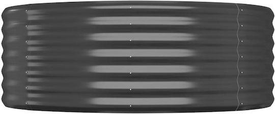 vidaXL Planter Box Metallic Charcoal 175x100x36cm.