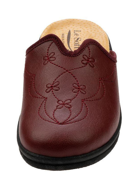 Winter Women's Slippers Burgundy