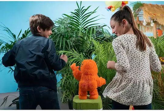 50/50 Games Plush Jiggly Pets Hairy Animals Tan-Tan Orangutan with Motion & Sound for 4+ Age 30 cm