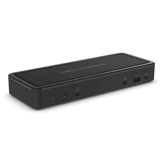 Belkin USB-C Docking Station with HDMI/DisplayPort 4K PD Ethernet and Support for 3 Monitors Black (INC003VFBK)