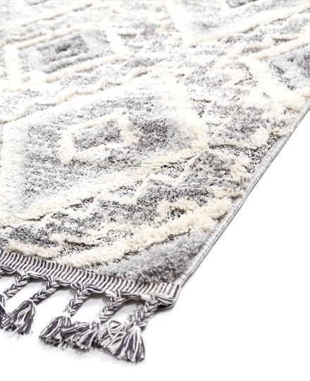 Royal Carpet La Casa 7810A Teppich Rechteckig Synthetisch,Polyester/Cotton/Leather mit Fransen D. Grey / L. Grey