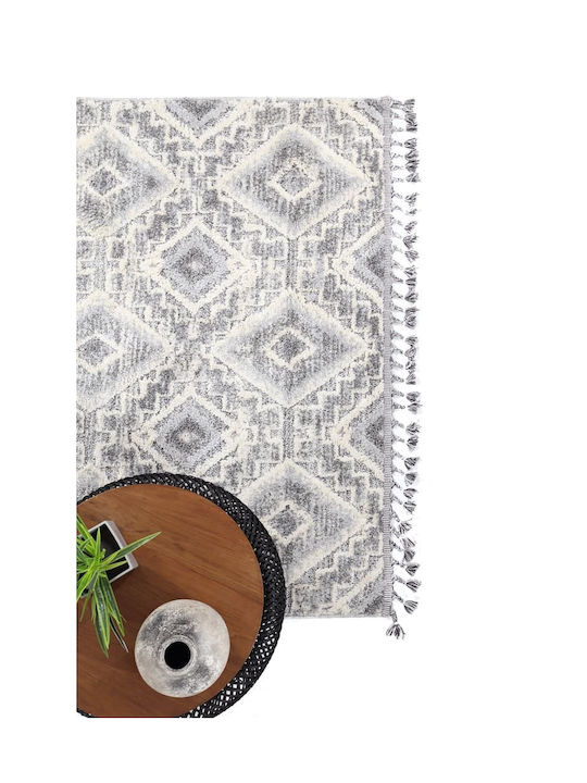 Royal Carpet La Casa 7810A Rug Rectangular with Fringes D. Grey / L. Grey