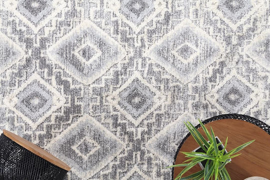 Royal Carpet La Casa 7810A Teppich Rechteckig Synthetisch,Polyester/Cotton/Leather mit Fransen D. Grey / L. Grey