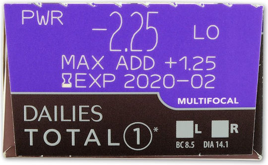 Dailies Total 1 Multifocal 30 Täglich Multifokal Kontaktlinsen Hydrogel
