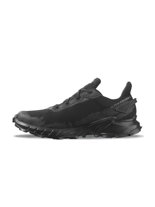 Alphacross 4 GTX Ανδρικά Αθλητικά Παπούτσια Trail Running Αδιάβροχα με Μεμβράνη Gore-Tex Μαύρα
