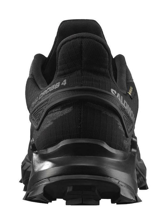 Alphacross 4 GTX Ανδρικά Αθλητικά Παπούτσια Trail Running Αδιάβροχα με Μεμβράνη Gore-Tex Μαύρα