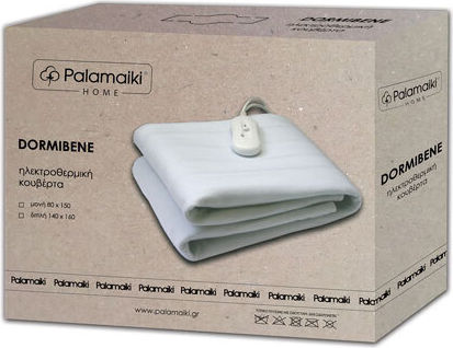 Palamaiki Dormibene Pătură electrică simplă Alb 50W 80cmx150cm