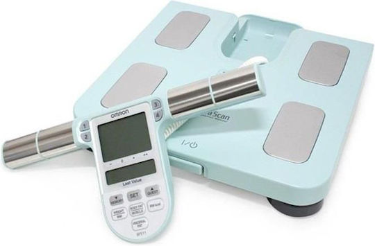 Omron BF-511 Digital Bathroom Scale with Body Fat Counter Turquoise