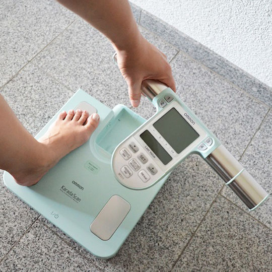 Omron BF-511 Digital Bathroom Scale with Body Fat Counter Turquoise