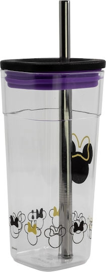 Stor Παιδικό Ποτηράκι "Minnie" από Πλαστικό Μωβ 540ml