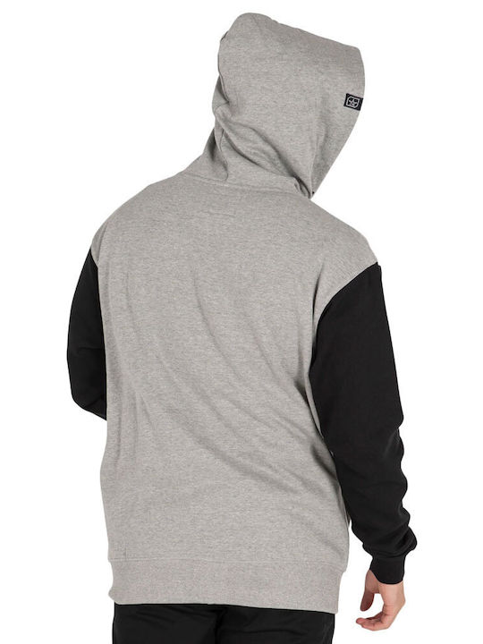 UNIT STEP ZIP HOODIE GREY MARL