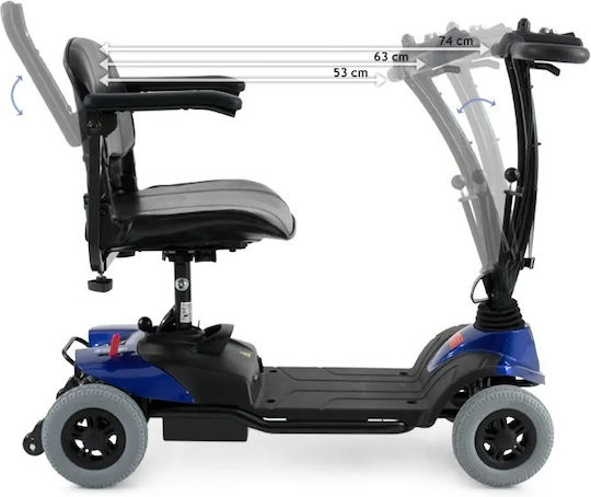 SuperOrtho Αναπηρικό Αμαξίδιο Scooter Μπλε