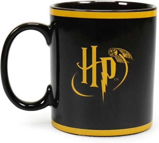 Half Moon Bay Hogwarts Κούπα Κεραμική Μαύρη 400ml