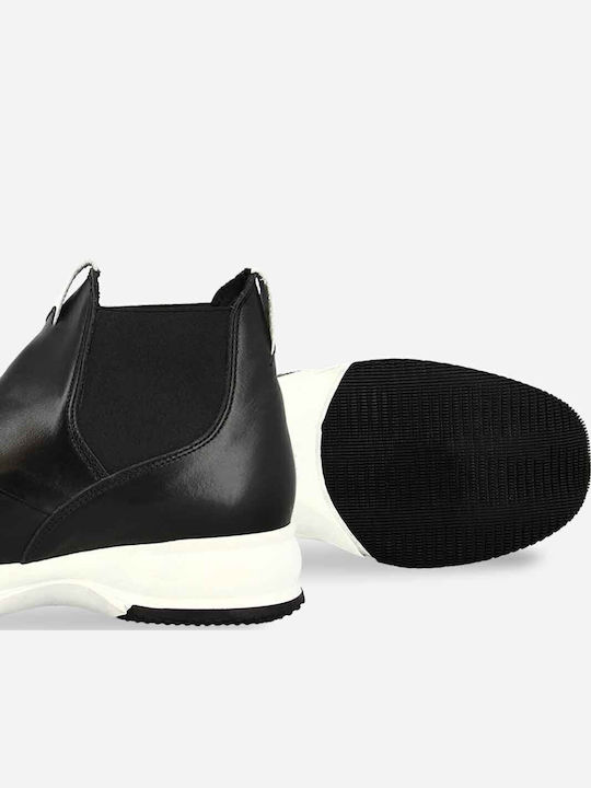 Leather Women's Chelsea Boots Black