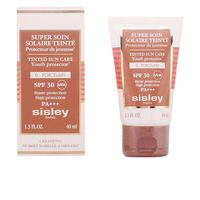 Sisley Paris Super Soin Solaire Tinted Porcelain 0 Sunscreen Cream Face SPF30 with Color 40ml