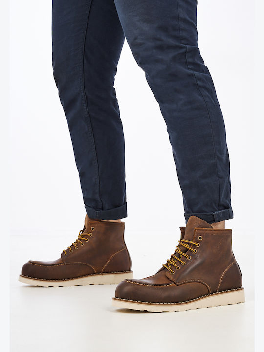 Leder Braun Stiefel Anatomisch
