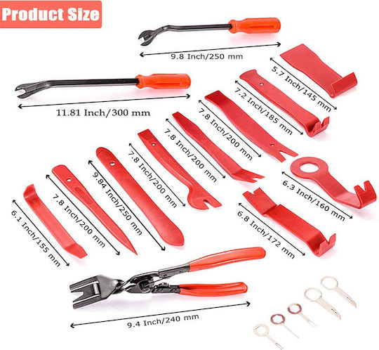 SKS Tools 40000197 Σετ Εργαλείων Αφαίρεσης Πλαστικών