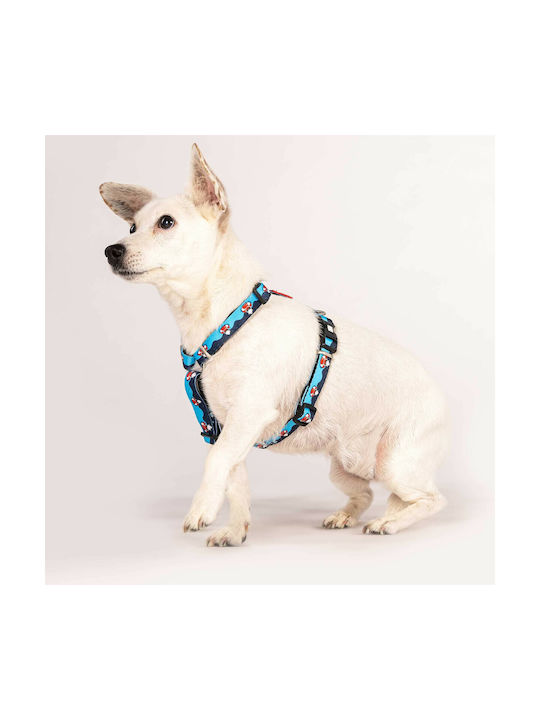 Max & Molly Dog Harness Frenzy Shark Light Blue X-Small 15mm x 32-40cm MM134
