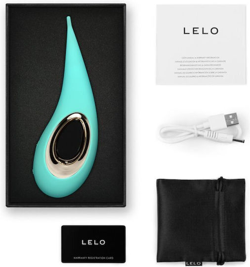 Lelo Dot Klitoris Vibrator Elliptischer Klitoris-Stimulator 6cm Aqua