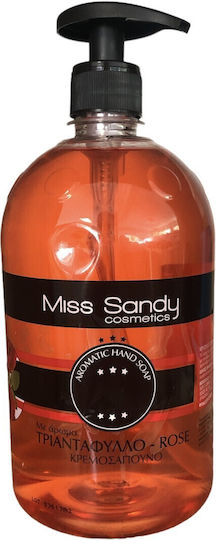 Miss Sandy Rose Aromatic Hand Soap με Αντλία Τριαντάφυλλο 1000ml