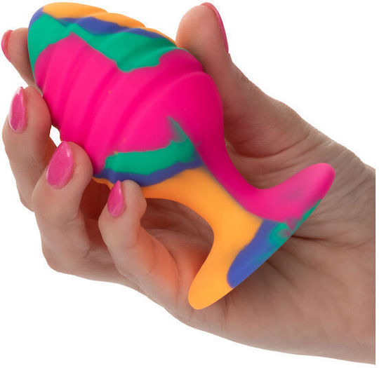 Calexotics Cheeky Swirl Tie-Dye Anal Plug Groß