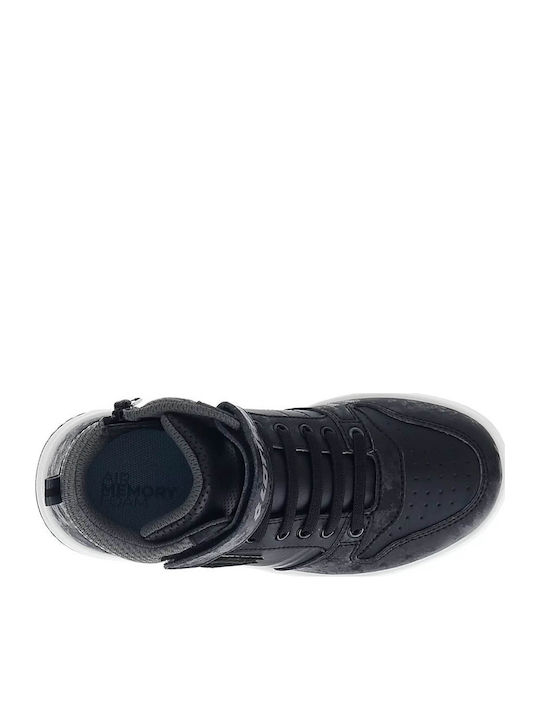 Rocket Amf III Παιδικά Sneakers High με Σκρατς Μαύρα