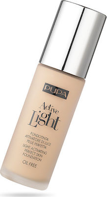 Pupa Active Light Light Activating Perfect Skin Oil Free Liquid Make Up 30ml